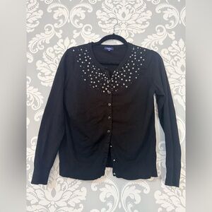 10/$25 • Reitmans Sequin Detail Cardigan